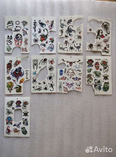 Временные тату (цветные)