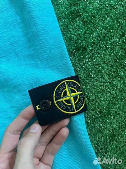 Stone Island Logo Patch Crewneck Sweatshirt