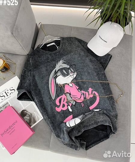 Футболка женская оверсайз