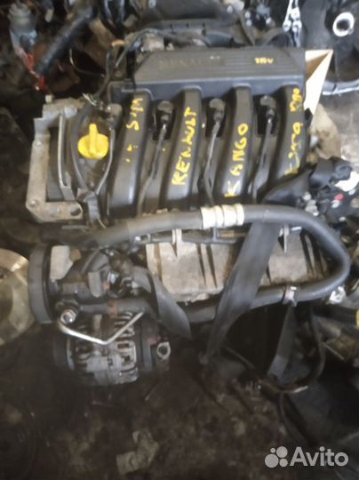 Двигатель Рено 2005 г.,1,6 бензин 16V K4M753