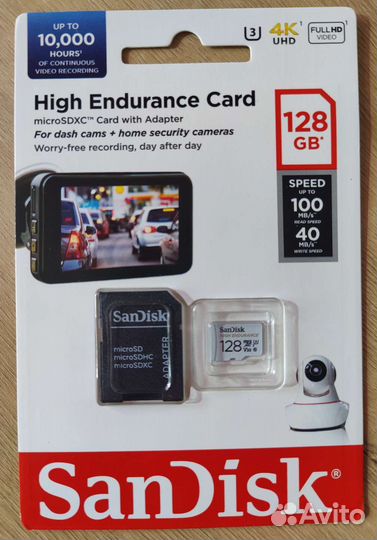Карта памяти MicroSD 128gb