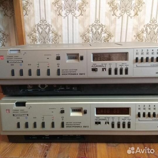 Видеомагнитофоны вм-12,18,23,27,32 СССР