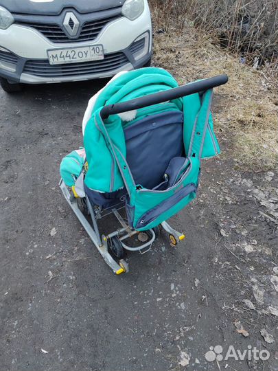 Сани коляска детские