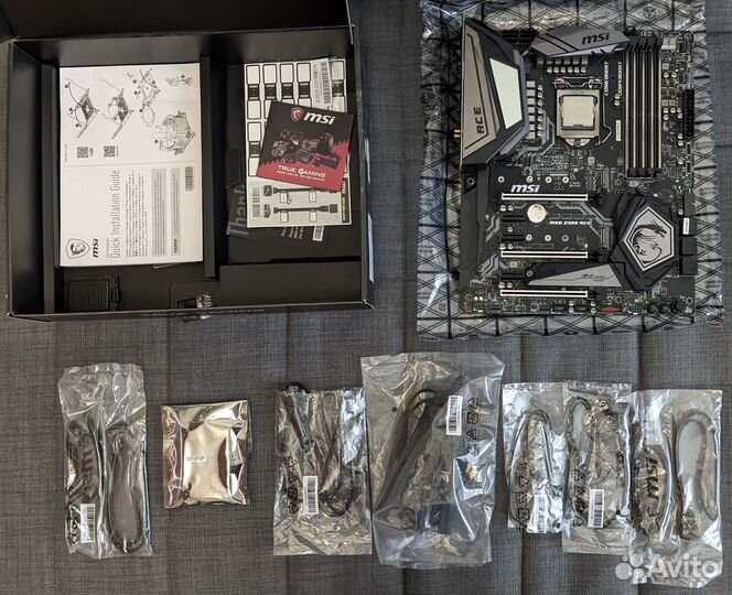 Материнская плата MSI MEG Z390 ACE + Core i9 9900k