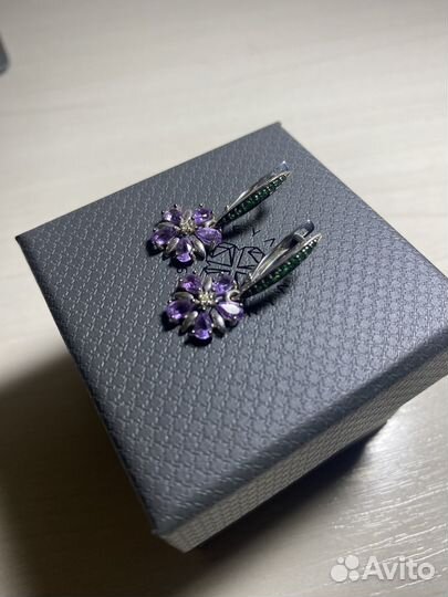 Серьги серебро 925