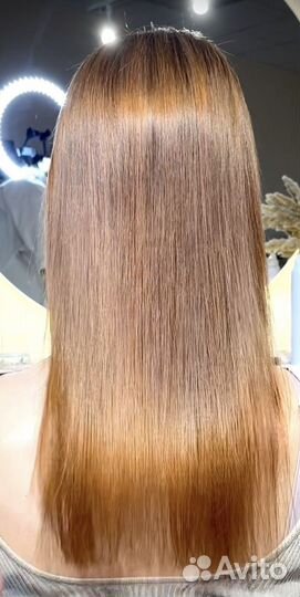 Кератиновое выпрямление ботокс волос нанопластика