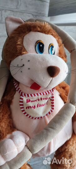 Большая мягкая игрушка кот гурман новая