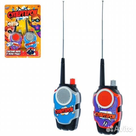 Набор раций «Супергерои», работает от батареек