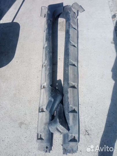 Накладки порогов Renault Duster 2012