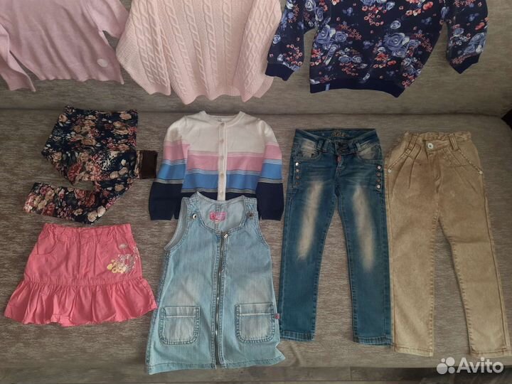 Вещи пакетом на девочку 104р