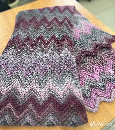 Платок шаль ручной работы