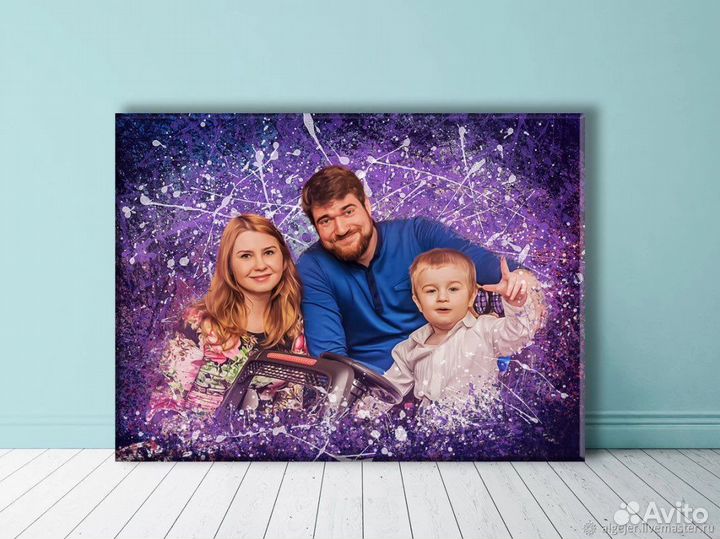 Печать на холсте