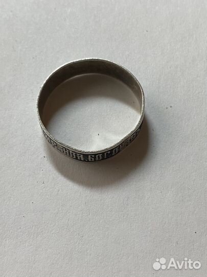 Серебряное кольцо 19 век