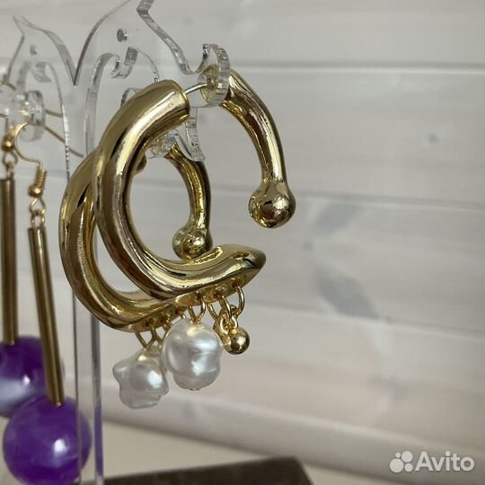 Серьги конго стиль Schiaparelli