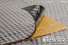 Шумоизоляция M3 3мм фольга 50 мкм 50х70