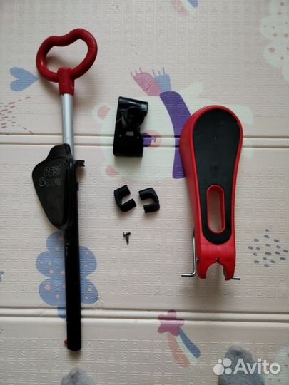 Самокат 3-в-1 с сиденьем и родительской ручкой