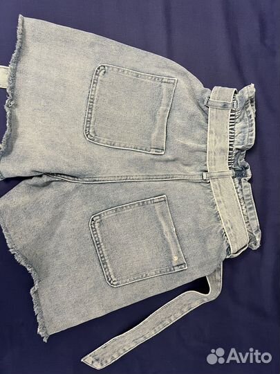 Джинсовые шорты zara 32