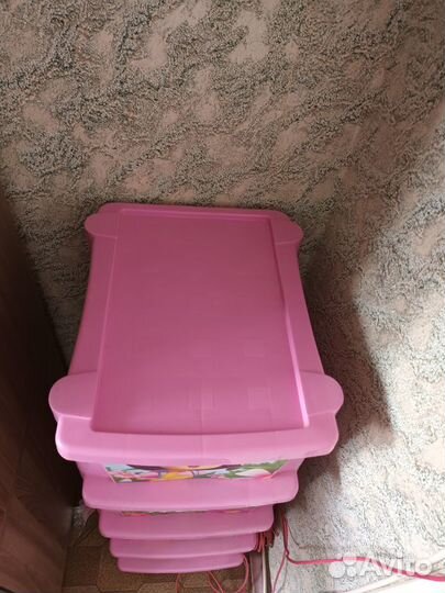 Комод детский пластиковый