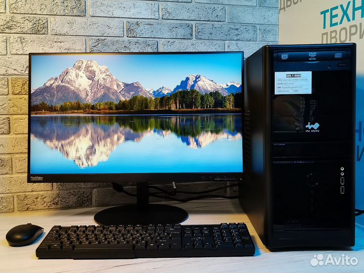 Компьютер i5-4690 ram 8gb hdd 500gb