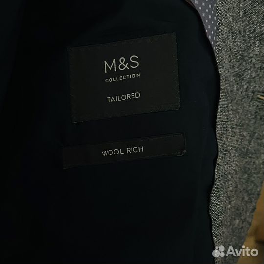 Мужской пиджак Marks&Spencer (шерсть), 50 размер