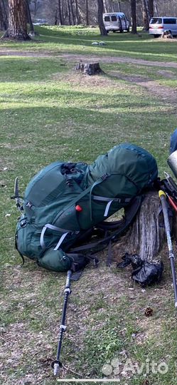 Рюкзак туристический Osprey Aether 70 Plus green