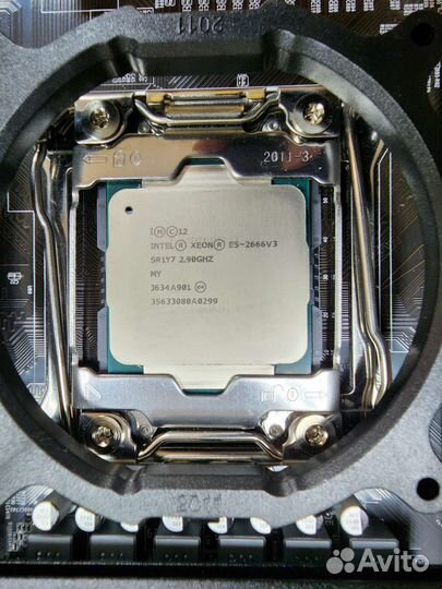 MB Atermiter X99-Turbo + CPU Xeon E5-2666V3 2.9Ghz