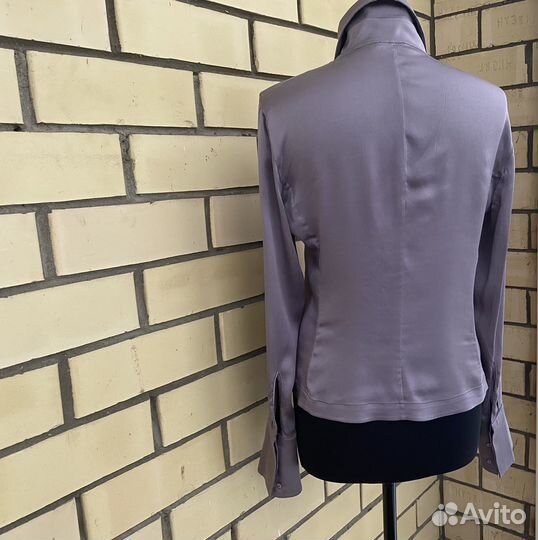 Блузка женская шелковая с воланами 46 (М)