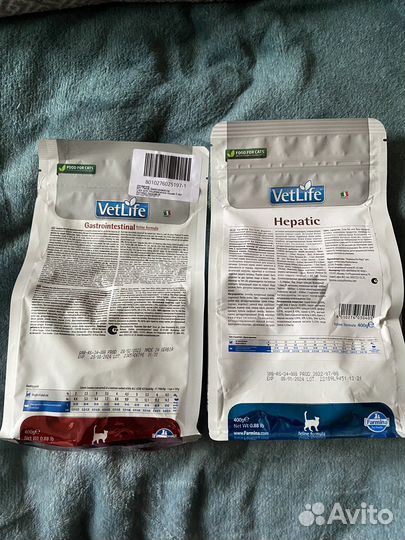 Корм VetLife Hepatic Gastrointestinal для кошек