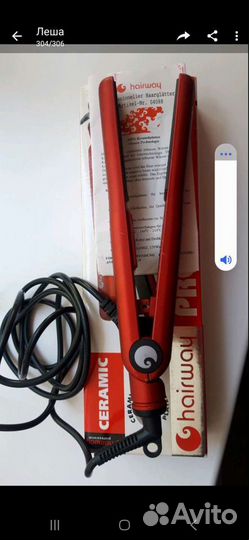 Щипцы утюжок для волос