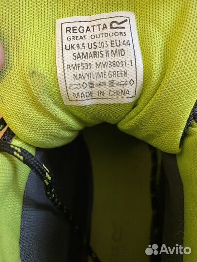 Трекинговые ботинки мужские Regatta eu44