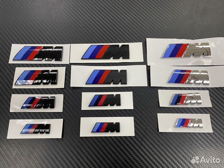 Эмблемы на крыло и Крышку Багажника M Power BMW