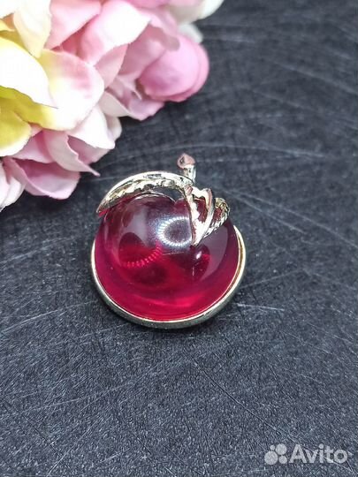 Брошь винтаж Sarah coventry Burgundy