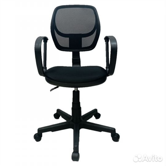 Кресло Сатурн, ткань TW, черный/серый/оранж