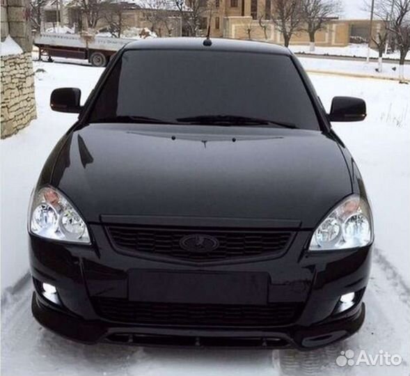 Губа Барс на передний бампер