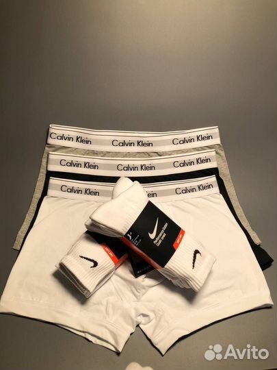 Calvin klein трусы и носки nike