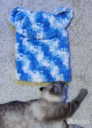 Милые Балаклавы с ушками, ручная работа