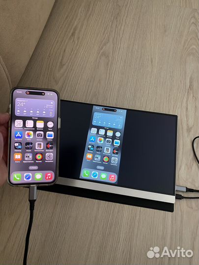 Портативный монитор 15,6 дюйма