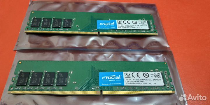 Crucial DDR4 2х8GB
