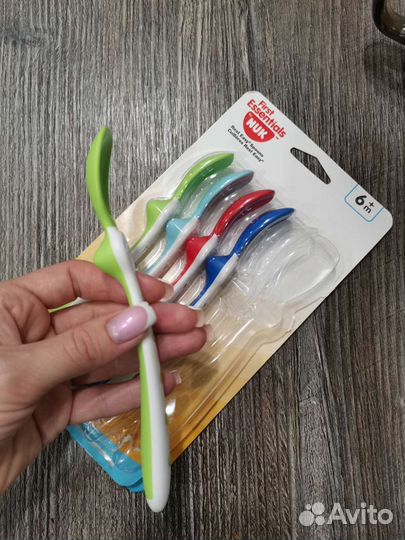 Ложки Nuk с 6 месяцев для прикорма