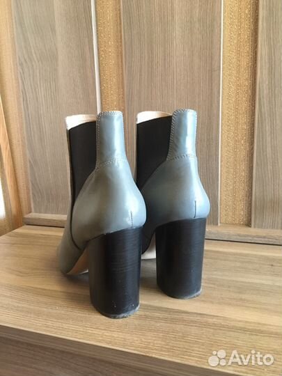 Ботильоны кожаные