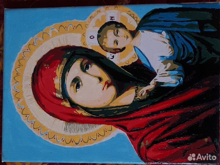 Икона рукописная