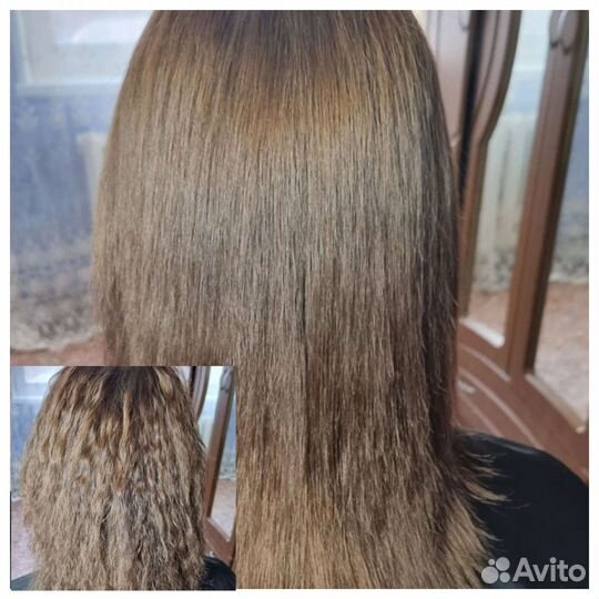 Кератиновое выпрямление волос