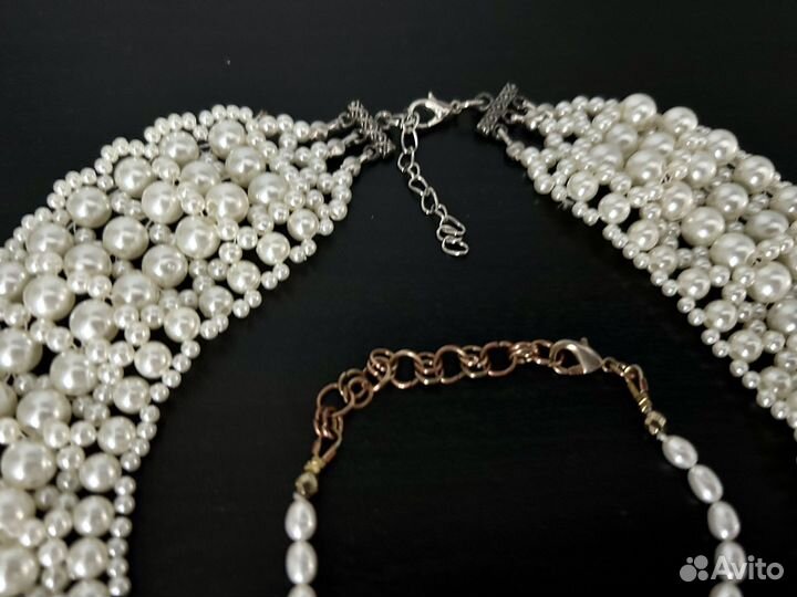 Бижутерия Воротник Ожерелье и браслет жемчужные