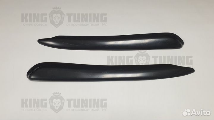 Реснички на фары Vw Passat B5 Gp (00-05) (абс плас