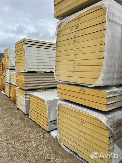 Сэндвич панели новые 100мм