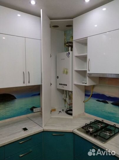 Кухня.Кухонный гарнитур.Кухня с антресолями.Кухня