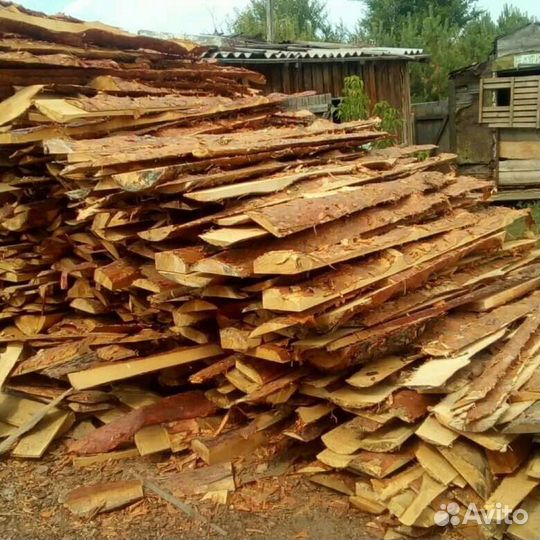 Горбыль на дрова и деловой, берёза колотая