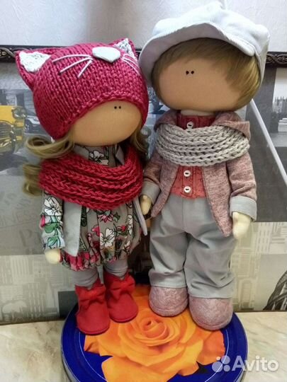 Интерьерная кукла ручной работы
