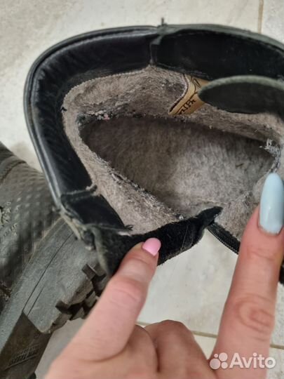 Кожаные полусапоги 36 размер