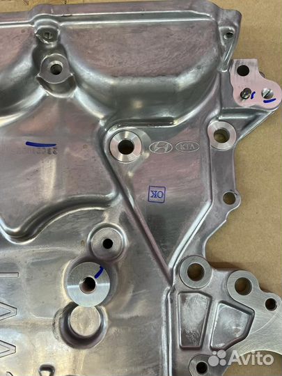 Насос масляный в сборе крышка грм Solaris Rio 2011